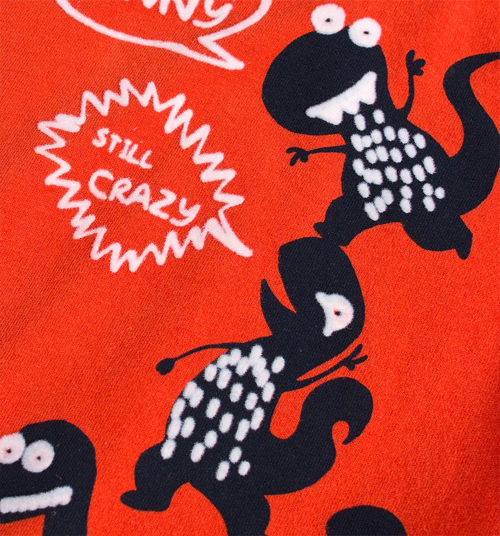 Chlapecké tričko KNOT SO BAD CRAZY DINO oranžové Velikost: 62 - obrázek 2