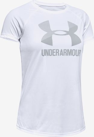 Triko dětské Under Armour | Bílá | Dívčí | L - obrázek 5