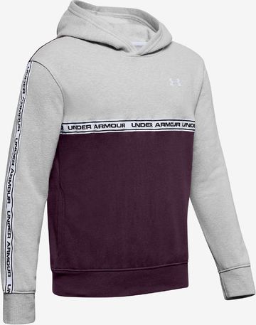 Sportstyle Mikina dětská Under Armour | Červená Šedá | Chlapecké | M - obrázek 1