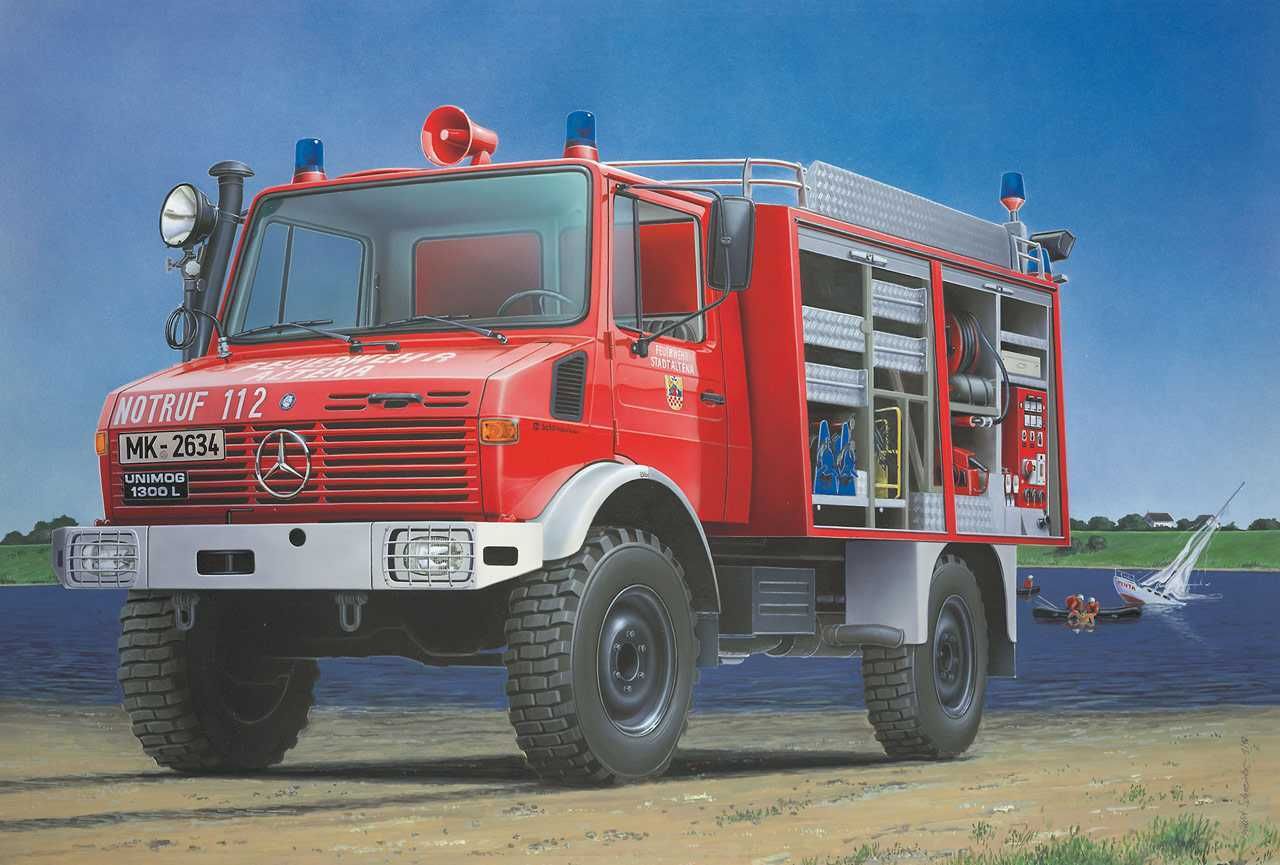 REVELL Plastic ModelKit auto 07531 - Schlingmann Unimog RW1 (1:24) - obrázek 11