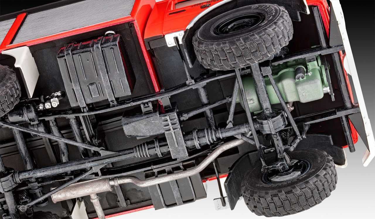 REVELL Plastic ModelKit auto 07531 - Schlingmann Unimog RW1 (1:24) - obrázek 5