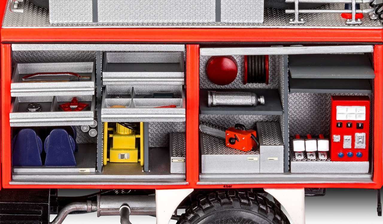 REVELL Plastic ModelKit auto 07531 - Schlingmann Unimog RW1 (1:24) - obrázek 6