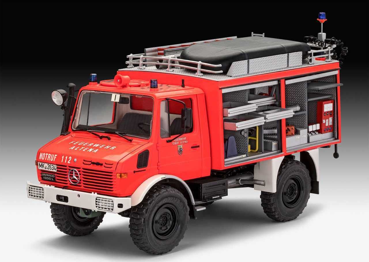 REVELL Plastic ModelKit auto 07531 - Schlingmann Unimog RW1 (1:24) - obrázek 9