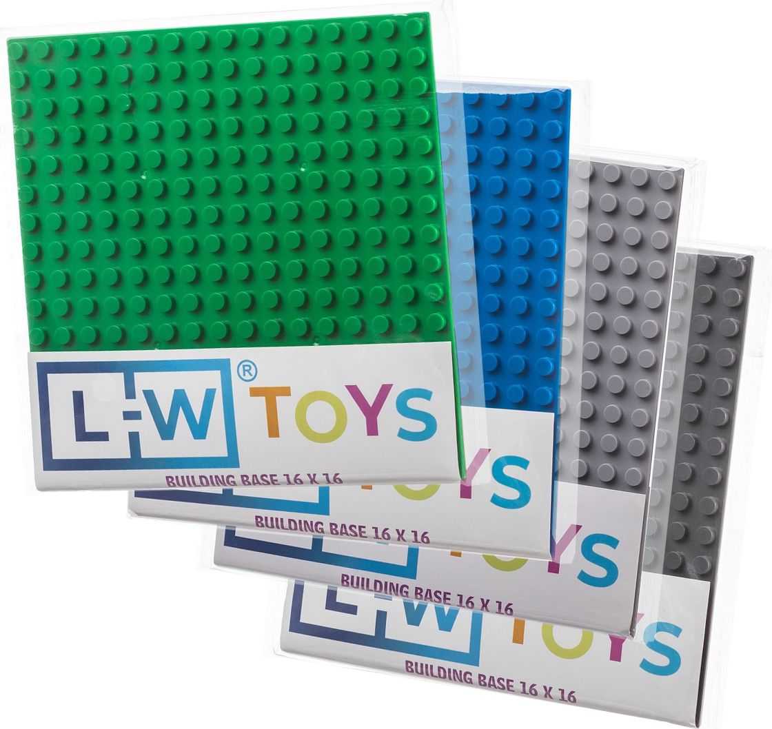LW Toys Základová deska 16 x 16 bodů Barva: Světle šedá - obrázek 2