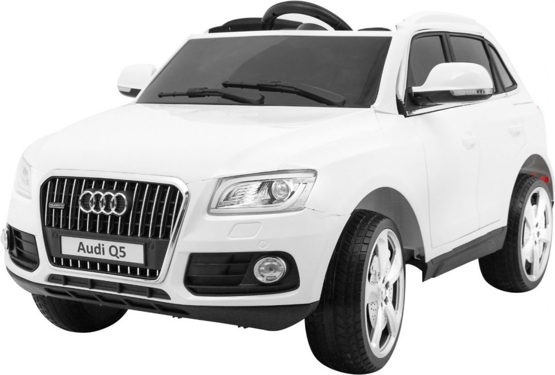 Dětské elektrické autíčko Audi Q5 - lakované bílé - obrázek 1