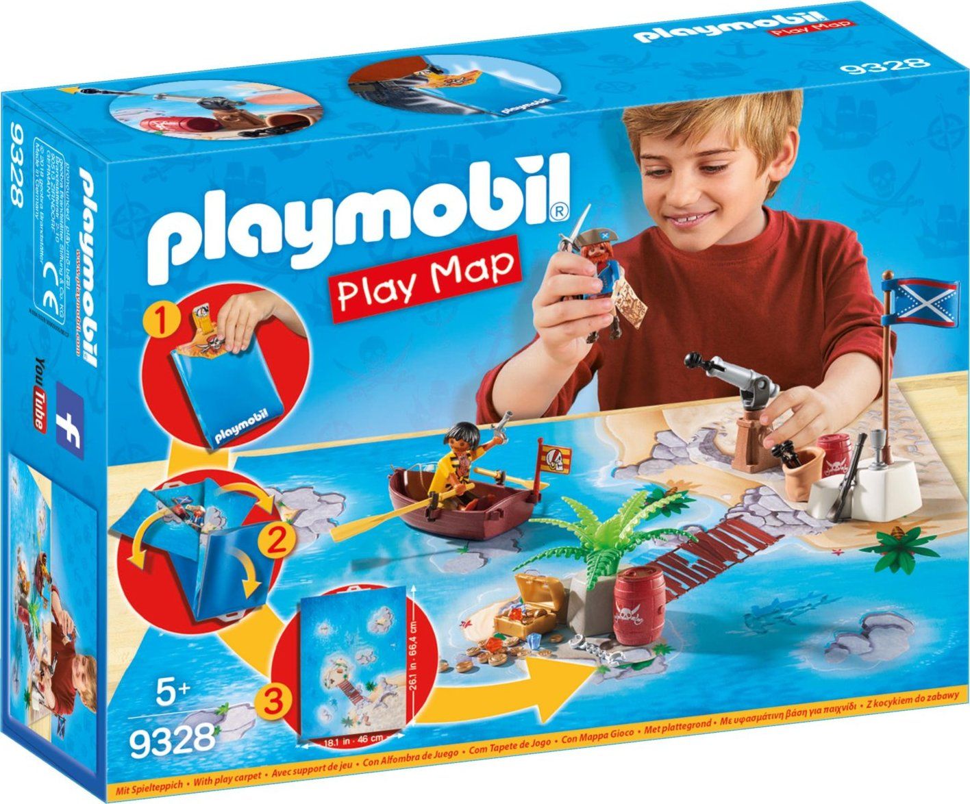 PLAYMOBIL Play Map Piráti 9328 - obrázek 1