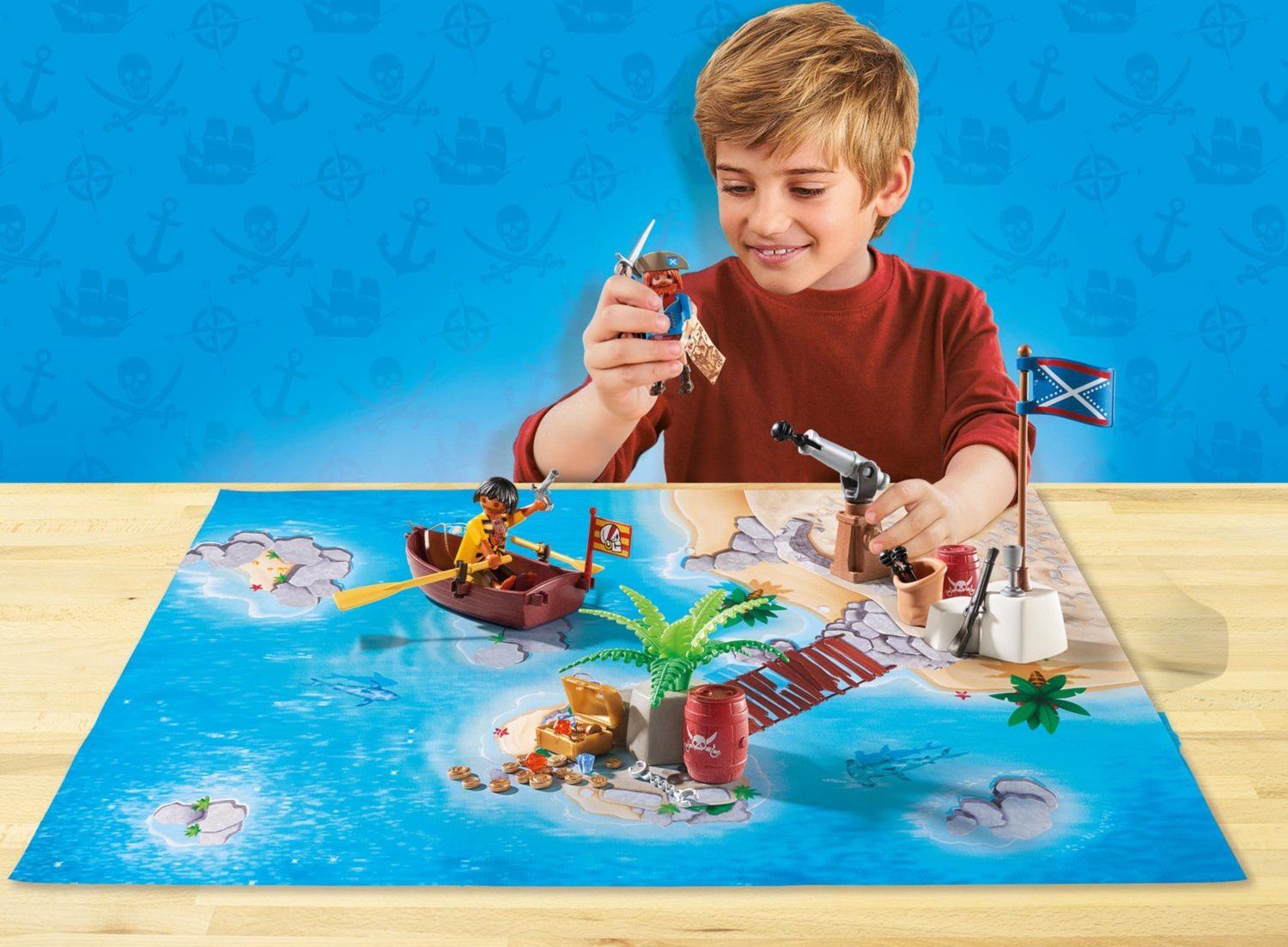 PLAYMOBIL Play Map Piráti 9328 - obrázek 2