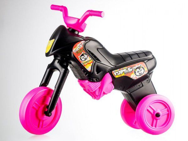 Enduro Yupee Odrážedlo černé velké plast výška sedadla 31cm nosnost do 212m+ - obrázek 2