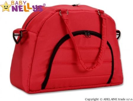 Taška na kočárek Baby Nellys ® ADELA LUX - červená - obrázek 1