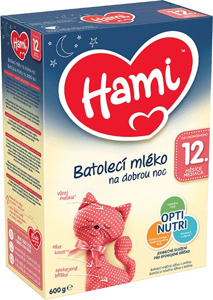 3x HAMI 12+ Na dobrou noc (600 g) - kojenecké mléko - obrázek 2