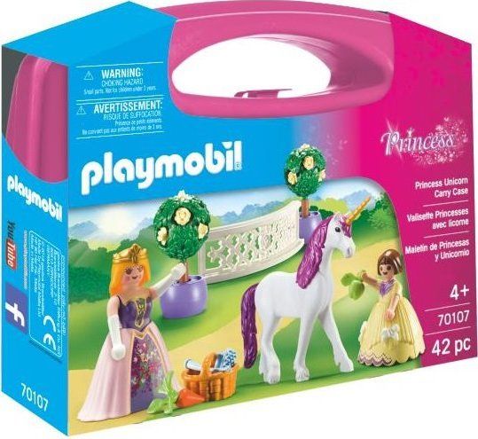 PLAYMOBIL Přenosný box velký: Princezna a jednorožec 70107 - obrázek 1