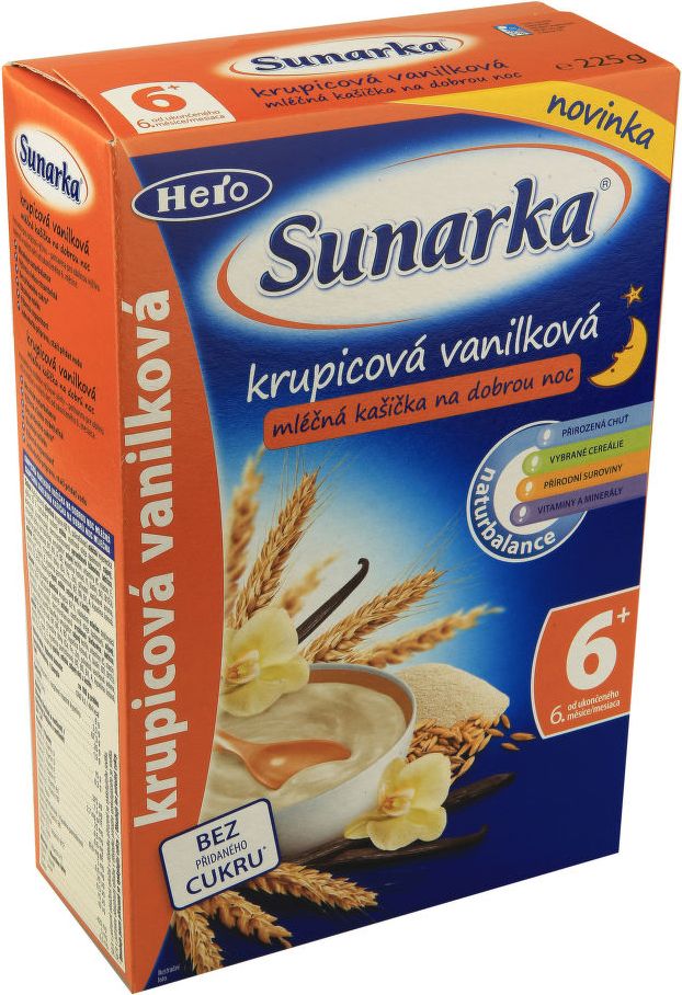Sunárek ml. kaš. krupic.vanil.dobr.noc 225g - obrázek 1