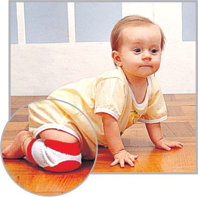 Dětské nákoleníky YO BABY s protiskluzovou úpravou ABS - obrázek 2