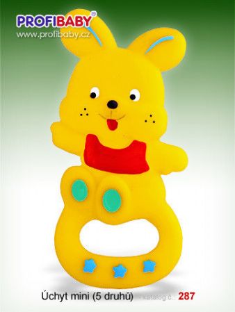 Profibaby zvířátko gumové pískací s úchytem 11cm - obrázek 1