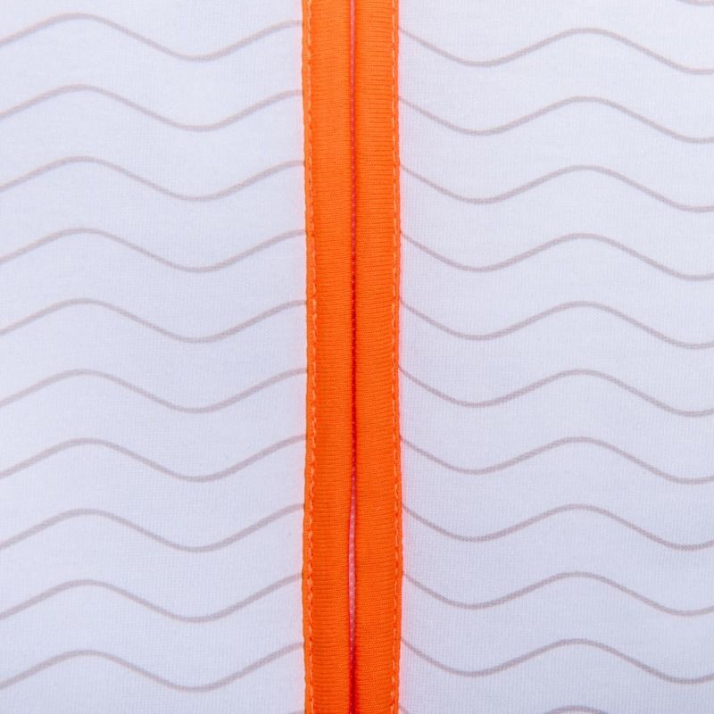 Natulino dětský zimní spací pytel pro miminko, NATURAL WHITE GREY WAVES / ORANGE, 3vrstvý N (0 - 3 měsíce) - obrázek 2