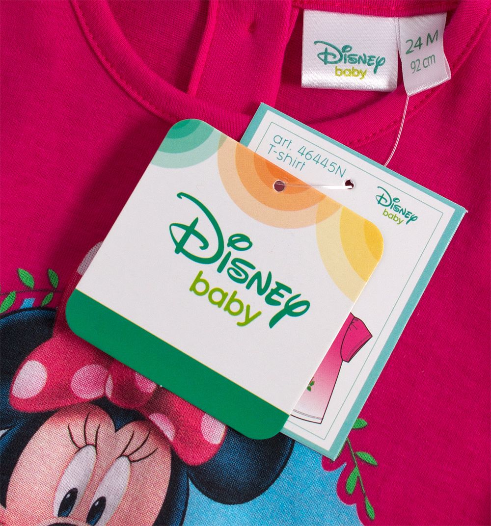 Tričko pro holčičky Disney MINNIE STRAWBERRY růžové Velikost: 86 - obrázek 3
