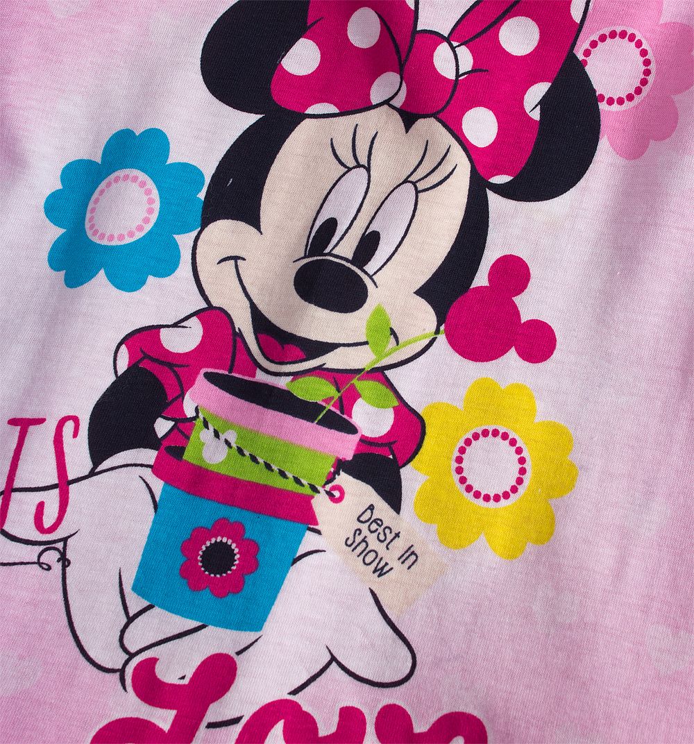 Dívčí letní šaty Disney MINNIE GARDEN růžové Velikost: 104 - obrázek 2