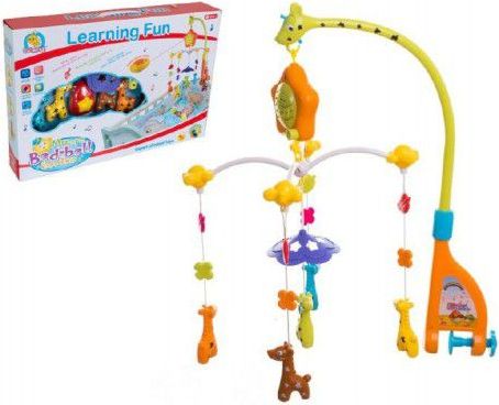 Teddies kolotoč nad postýlku žirafy plast hrající v krabici - obrázek 1