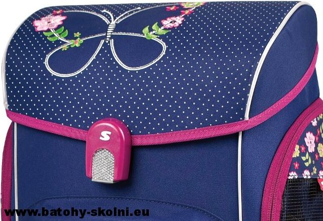 Školní aktovka 3 dílný set Stil Motýlek Blue Butterfly - Doprava Zdarma - obrázek 4