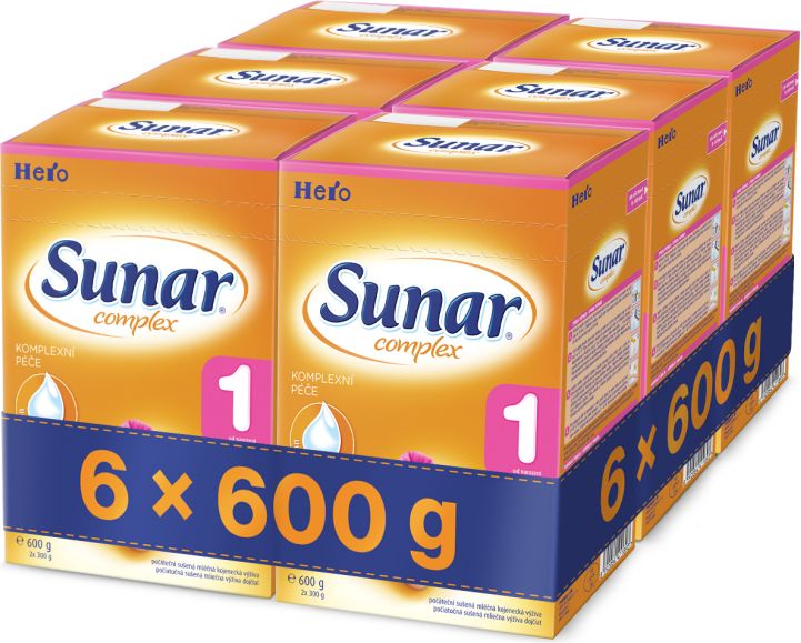 Hero Sunar Complex 1 6 x 600 g - obrázek 1