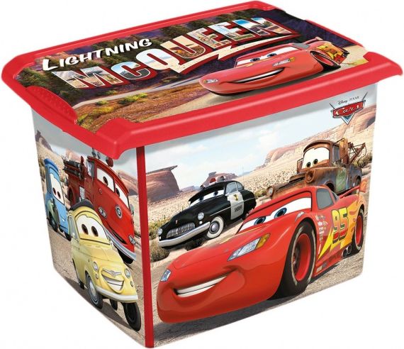 Keeeper Keeeper Box na hračky, dekorační Cars 20,5 l - černá/červená - obrázek 1