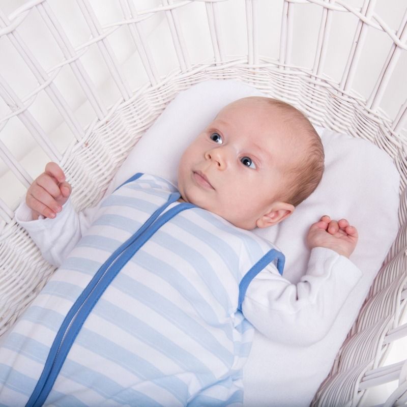 Natulino dětský letní spací pytel pro miminko, BLUE STRIPES / NAVY, 1vrstvý, N (0 - 3 měsíce) - obrázek 5