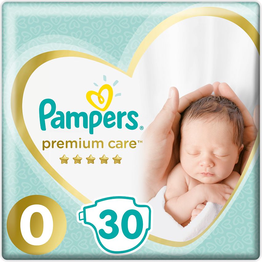 Pampers Premium Care 0 NEWBORN 30ks - obrázek 1