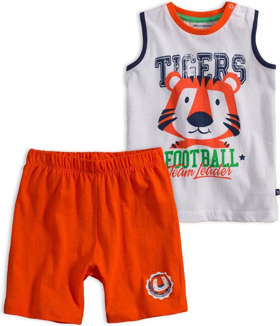 Chlapecká souprava Mix´nMATCH TIGER bílá Velikost: 92 - obrázek 1