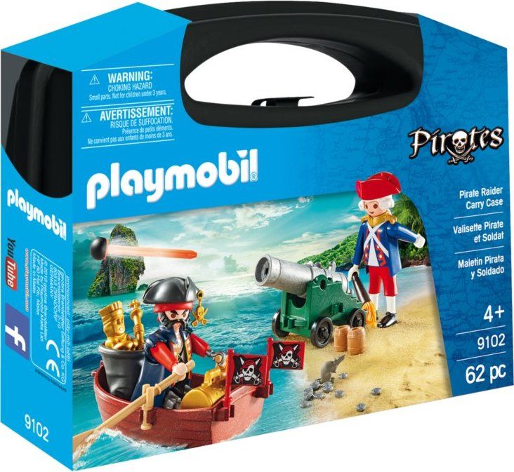 PLAYMOBIL Přenosný box Pirát a voják 9102 - obrázek 1