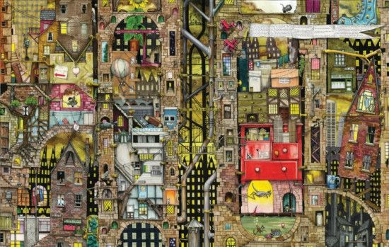 SCHMIDT Puzzle Fantastické město 1000 dílků - obrázek 1