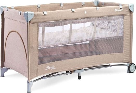 Postýlka CARETERO Basic Plus Beige - obrázek 1