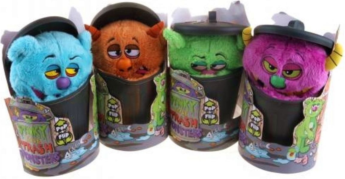 Alltoys Stinky plyšák z popelnice 37 cm - Modrá - obrázek 1