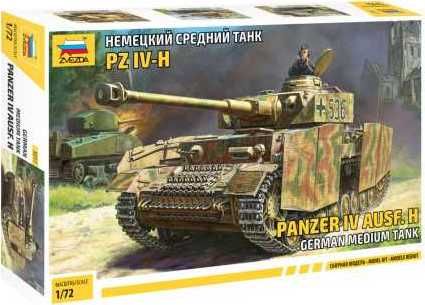 ZVEZDA Model Kit tank 5017 - Panzer IV Ausf.H (1:72) - obrázek 1