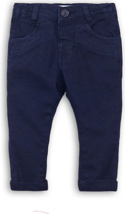 Minoti Kalhoty chlapecké skinny modrá 98/104 - obrázek 1