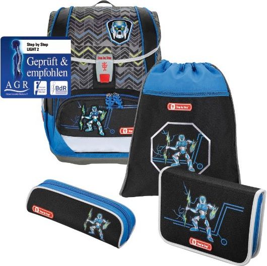 Školní aktovka Robot Hama LIGHT 2 4-dílný set Step by Step - obrázek 10