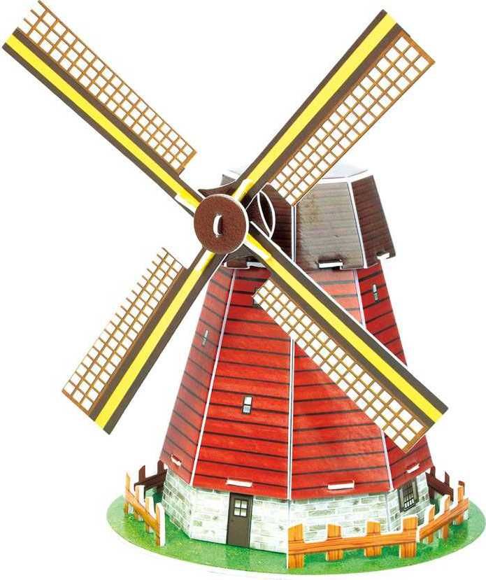 3D Puzzle REVELL 00110 - Dutch Windmill - obrázek 5