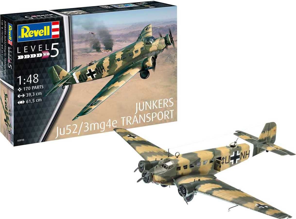 REVELL Plastic ModelKit letadlo 03918 - Junkers Ju52/3m Transport (1:48) - obrázek 11