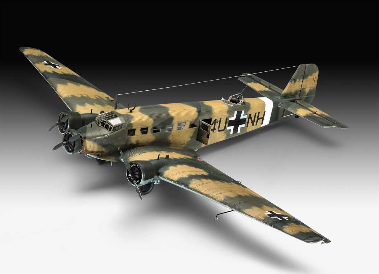 REVELL Plastic ModelKit letadlo 03918 - Junkers Ju52/3m Transport (1:48) - obrázek 10