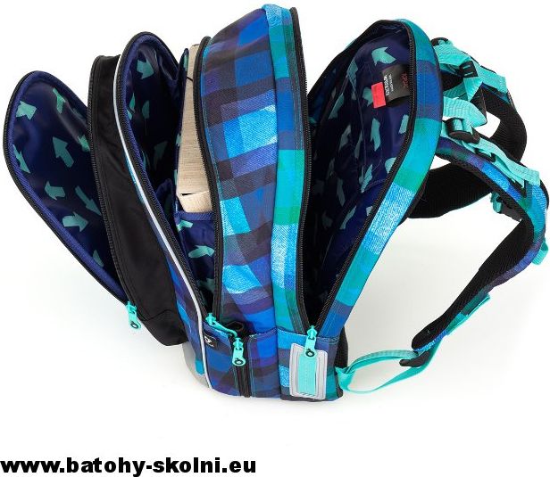 Školní batoh Topgal Káro 4 dílný set MIRA 18014 Large - obrázek 11