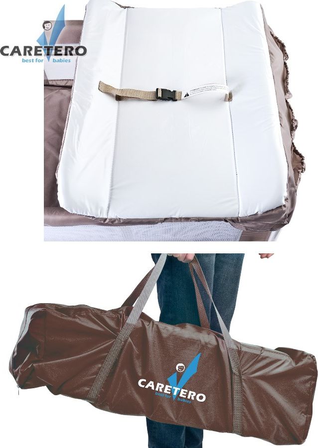 Cestovní postýlka CARETERO DELUXE Grey - obrázek 4
