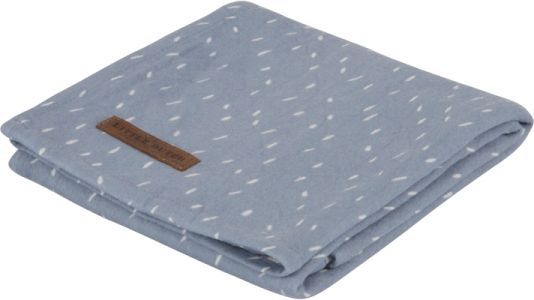 Little Dutch Osuška swaddle 120x120 sprinkles blue - obrázek 1
