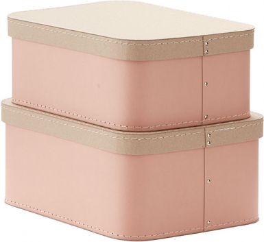 Kids Concept Krabice 2 ks Pink - obrázek 1