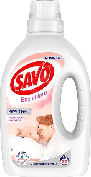 Savo prací gel pro citlivou pokožku, 20 praní 1 l - obrázek 1