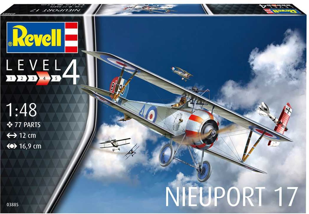 REVELL ModelSet letadlo 63885 - Nieuport 17 (1:48) - obrázek 3