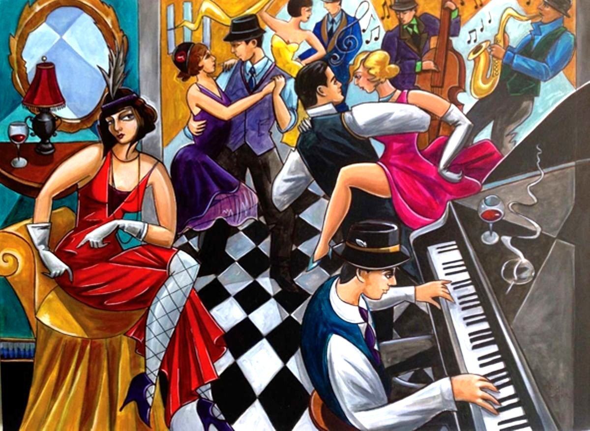 ANATOLIAN Puzzle Noční klub 1000 dílků - obrázek 1