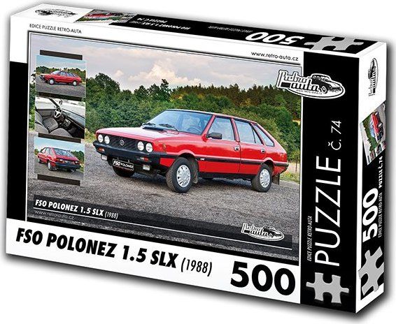 RETRO-AUTA Puzzle č. 74 FSO Polonez 1.5 SLX (1988) 500 dílků - obrázek 1