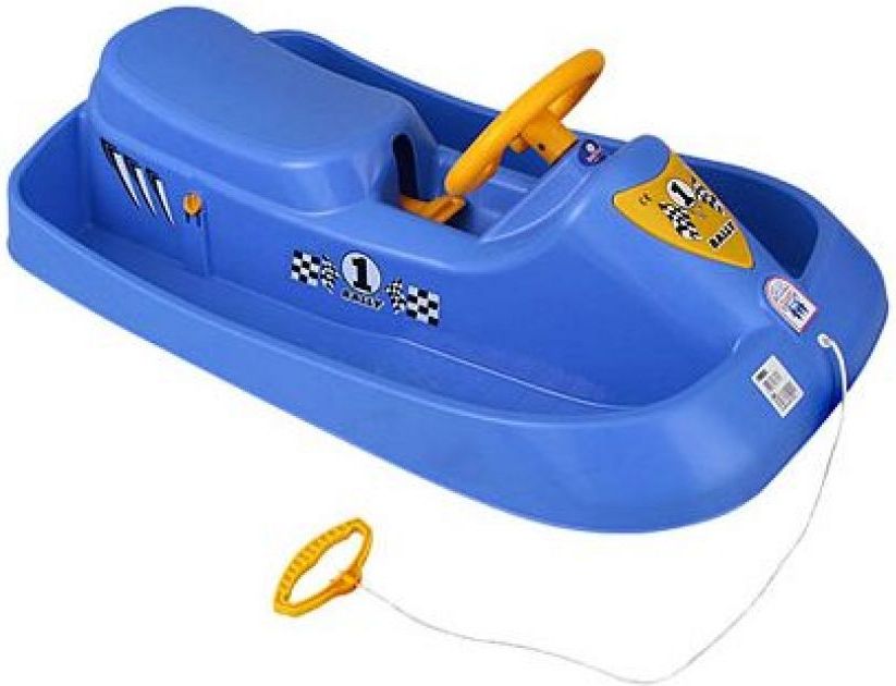 JAKU Boby RALLY Sledge 100 cm modrá - obrázek 1