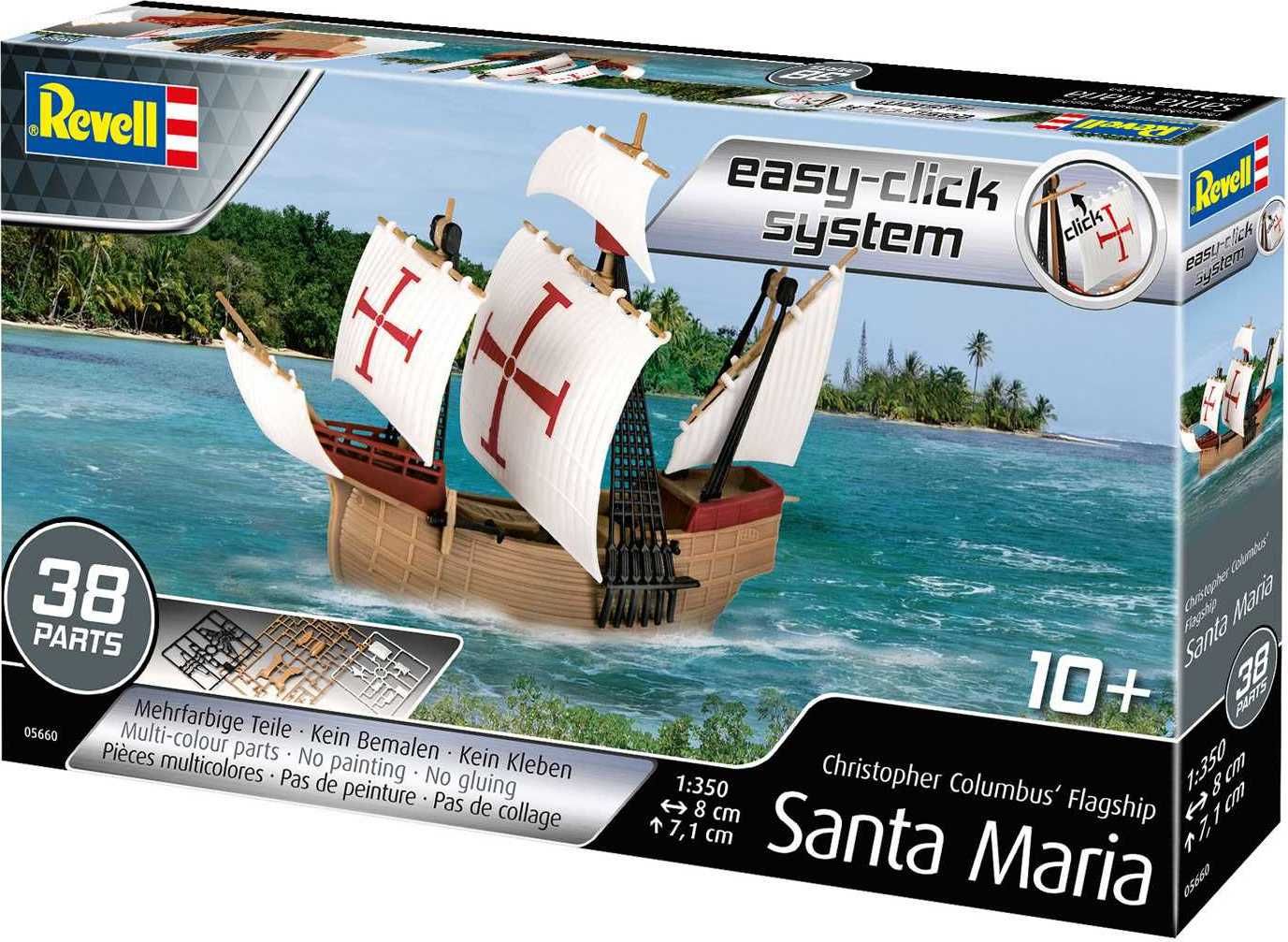 REVELL EasyClick loď 05660 - Santa Maria (1:350) - obrázek 2