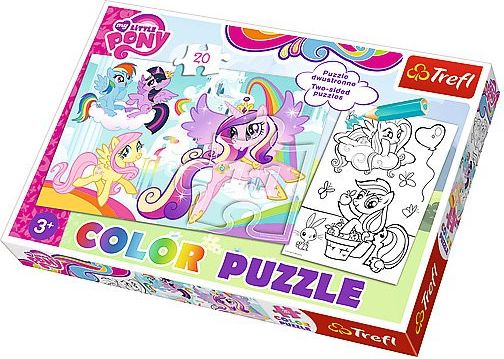 TREFL Oboustranné puzzle My Little Pony 20 dílků - obrázek 1