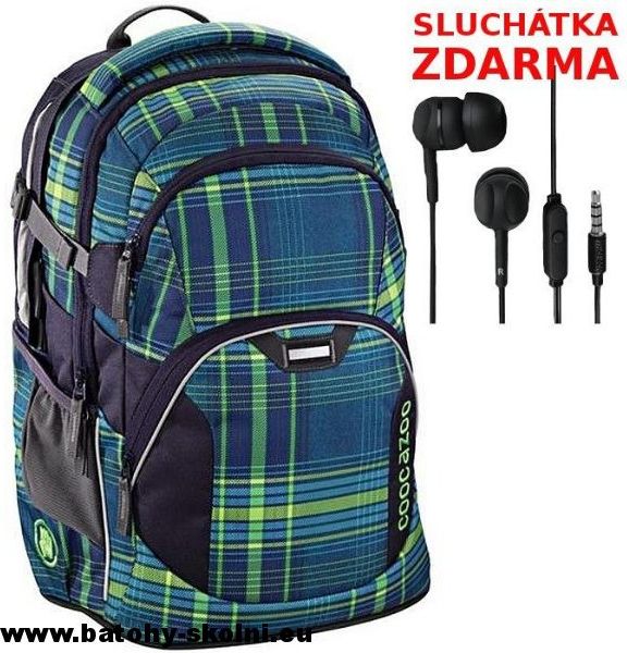 Studentský batoh Hama Coocazoo JobJobber2 Walk The Line Lime - Doprava Zdarma - obrázek 1